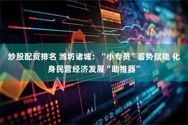 炒股配资排名 潍坊诸城：“小专员”蓄势赋能 化身民营经济发展“助推器”